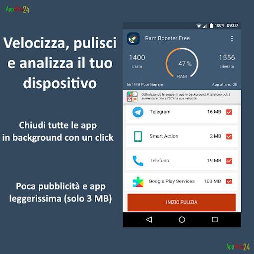 Ram Booster Free screenshot 1