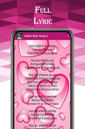 Celine Dion Songs MP3 Offline screenshot 4