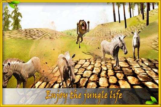 Война король джунглей Lion Sim скриншот 5