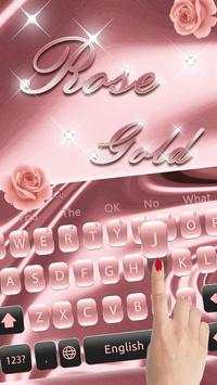 Luxurious Rose Gold Keyboard screenshot 2