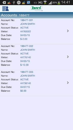 my BECi screenshot 1