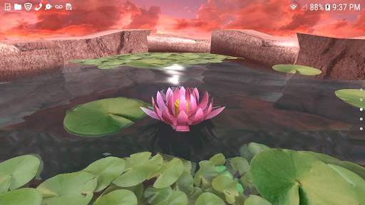 Lotus 3D Live Wallpaper screenshot 1