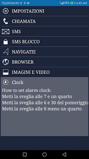 Comando vocale screenshot 5