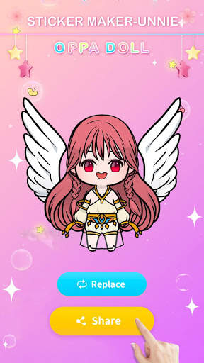 Sticker Maker-Unnie & Oppa doll screenshot 4