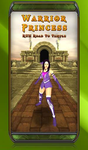 Warrior Princess run - Road To Temple screenshot 1