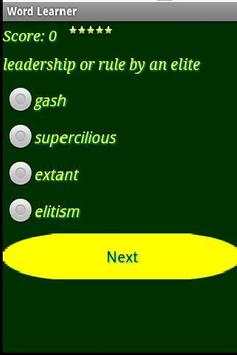 Word Tester Lite screenshot 3