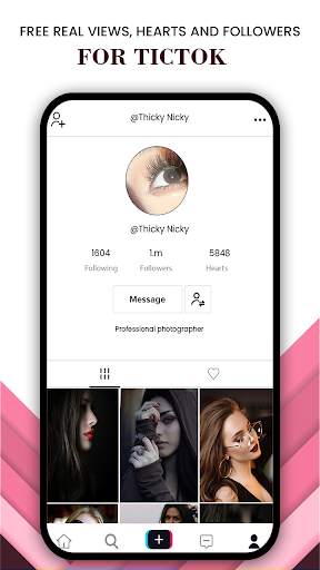 Free Real Views, Hearts and Followers for TicTok screenshot 5