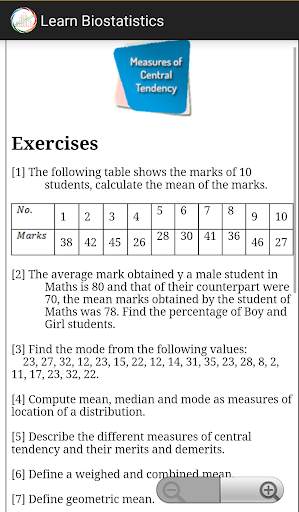 Learn Biostatistics screenshot 5