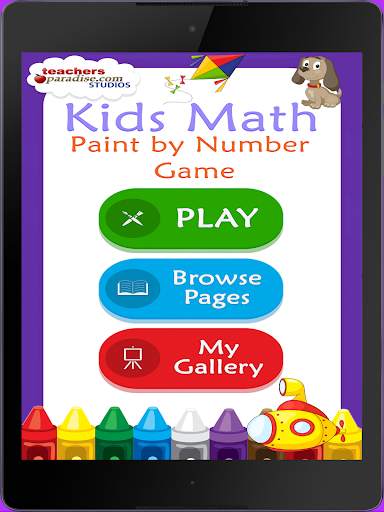 Kids Math Paint by Number Game screenshot 9