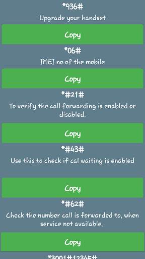 All Mobile Secret Codes(Android Secret Codes) screenshot 6