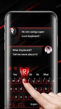 Black Red Keyboard 2 تصوير الشاشة