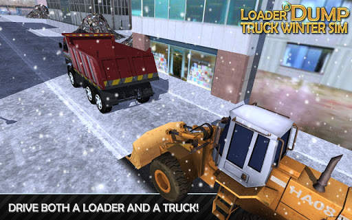 Loader & Dump Truck Winter SIM screenshot 4