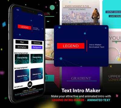 Legend - Intro maker and Animated Text screenshot 7