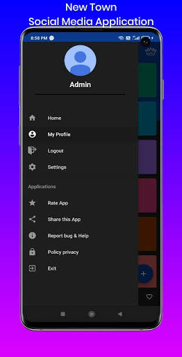 NewTown - Social Media Application screenshot 2