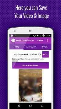 Video Downloader for Keek screenshot 2