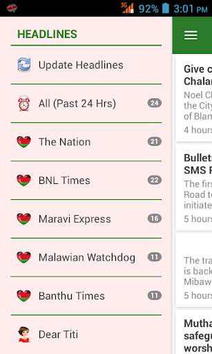 Malawi News App screenshot 1