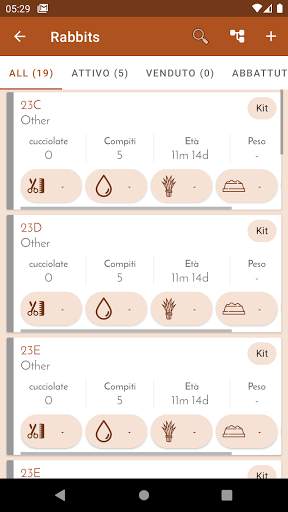 Tronchi di allevamento di conigli screenshot 2