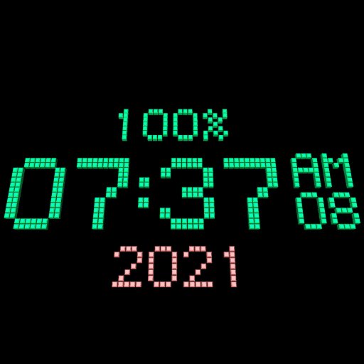 3D Digital Clock-7 icon