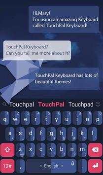 TouchPal Origami Theme screenshot 4