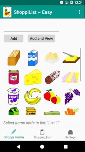 Shopping List with pictures screenshot 1