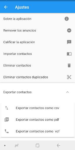 Mis Contactos - Administrador de Contactos screenshot 5