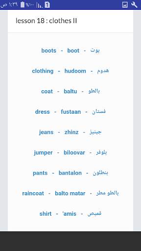 Learn Arabic Lessons скриншот 4