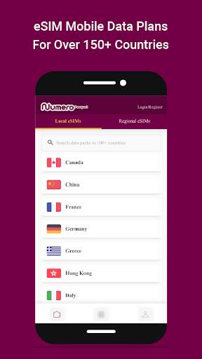 Numero Passport – eSIM Mobile Data for Travelers screenshot 2