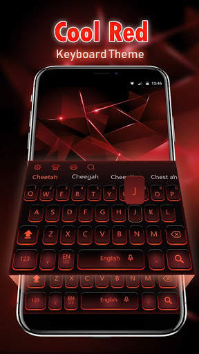 Black Red Keyboard screenshot 2