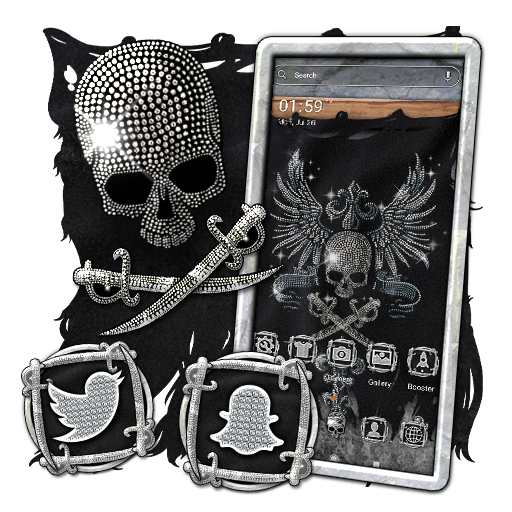 Diamond Skull Theme icon