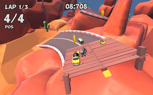 Crazy Cat Rush Racing Run Kitty Craft screenshot 4