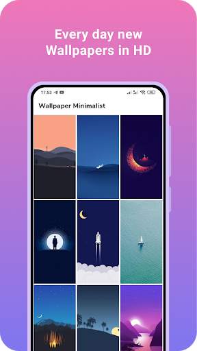 Wallpaper Minimalist FREE screenshot 1