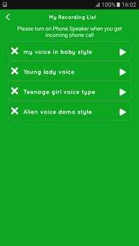 Voice changer during call Male to Female screenshot 5