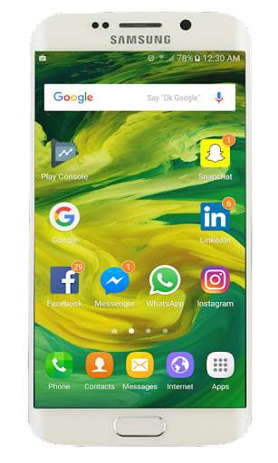 Launcher Galaxy A71 Theme screenshot 1