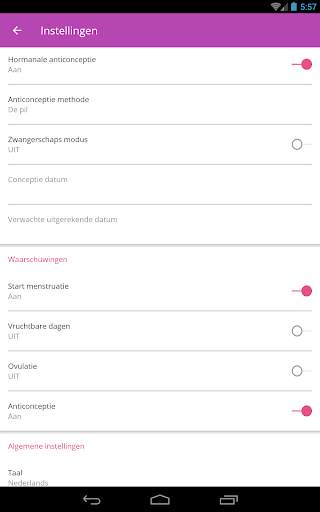 Ovu gratis cyclus volgsysteem screenshot 11