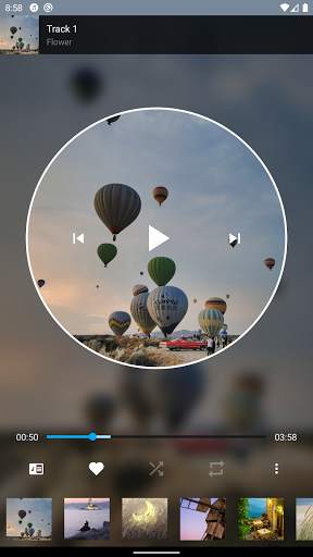 Spiral Player - Cloud Music Player 7 تصوير الشاشة