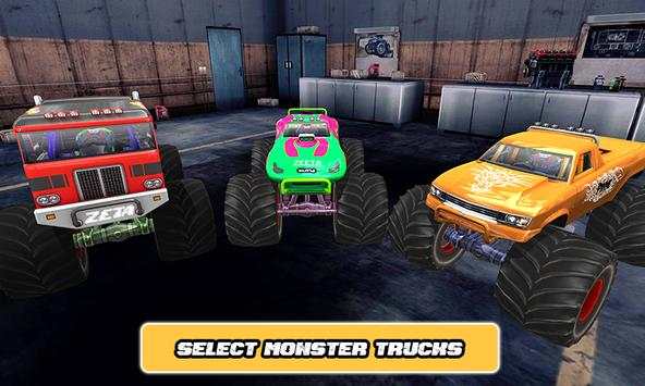 Offroad Monster Truck Driving Extreme Racing Stunt screenshot 2