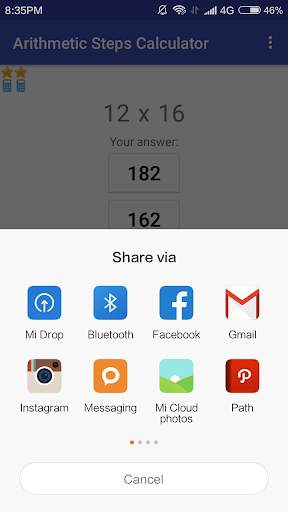 Arithmetic Steps Calculator (Free) screenshot 8