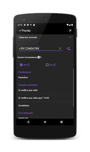 Auto Redial (Ricomposizione Automatica) screenshot 3