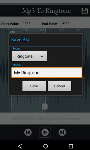 Mp3 to Ringtone screenshot 4