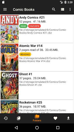 CDisplayEx Comic Reader Lite скриншот 1