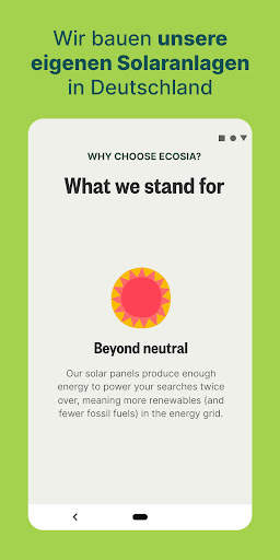 Ecosia. Nachhaltiger Browser screenshot 6