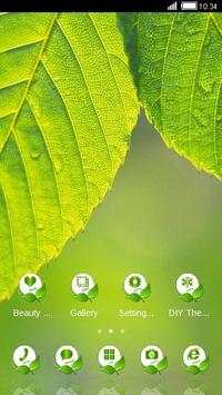Green Leaf C Launcher Theme screenshot 5