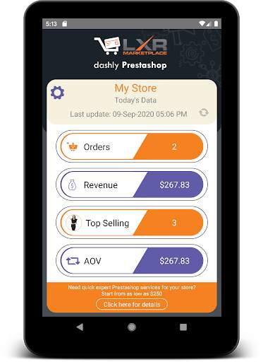 PrestaShop Mobile Dashboard screenshot 10