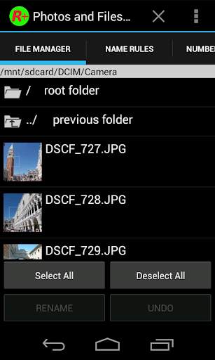 Photos and Files Renamer Pro screenshot 1