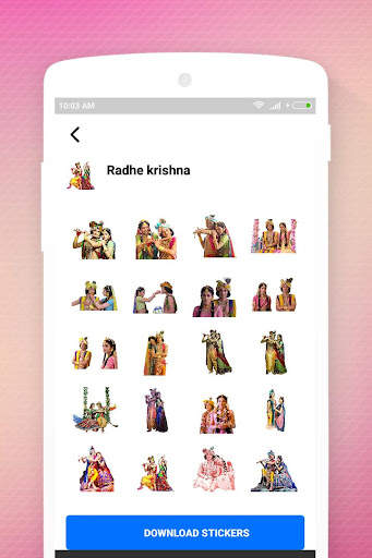 Radhe Krishna Stickers screenshot 4