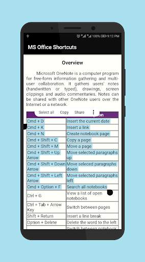 Office Shortcuts screenshot 4