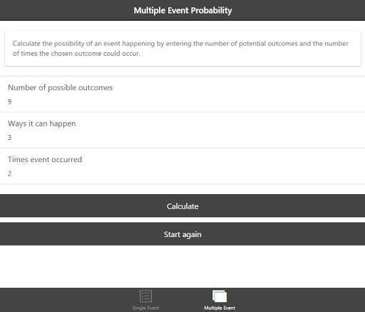 Free Probability Calculator screenshot 6