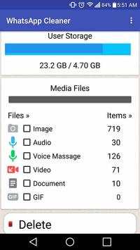 WhatsApp Cleaner Lite 2018 screenshot 2