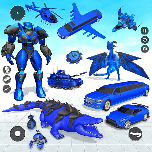 Crocodile Animal Robot Games icon