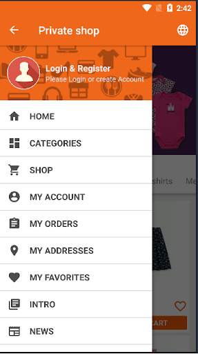 E-Commerce / Private shop  Android App screenshot 3